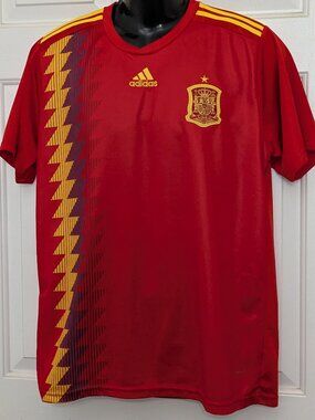 adidas-2018 World Cup Spain Red Size L .\